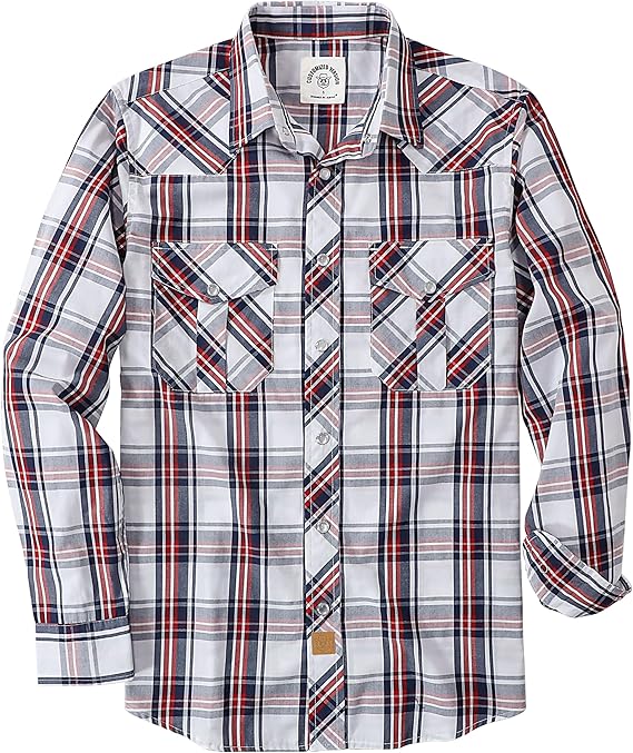 Essentials Men's Long-Sleeve Flannel Shirt